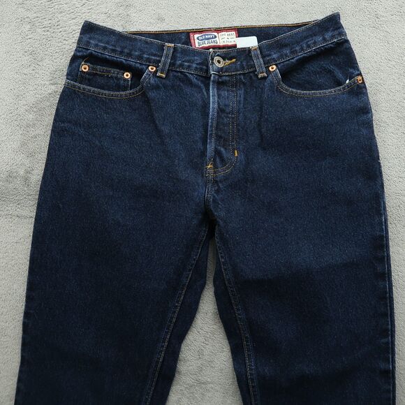 Vintage Old Navy Jeans Womens Size 8 Blue Starlite Mid Rise Straight Button Fly - Picture 13 of 16